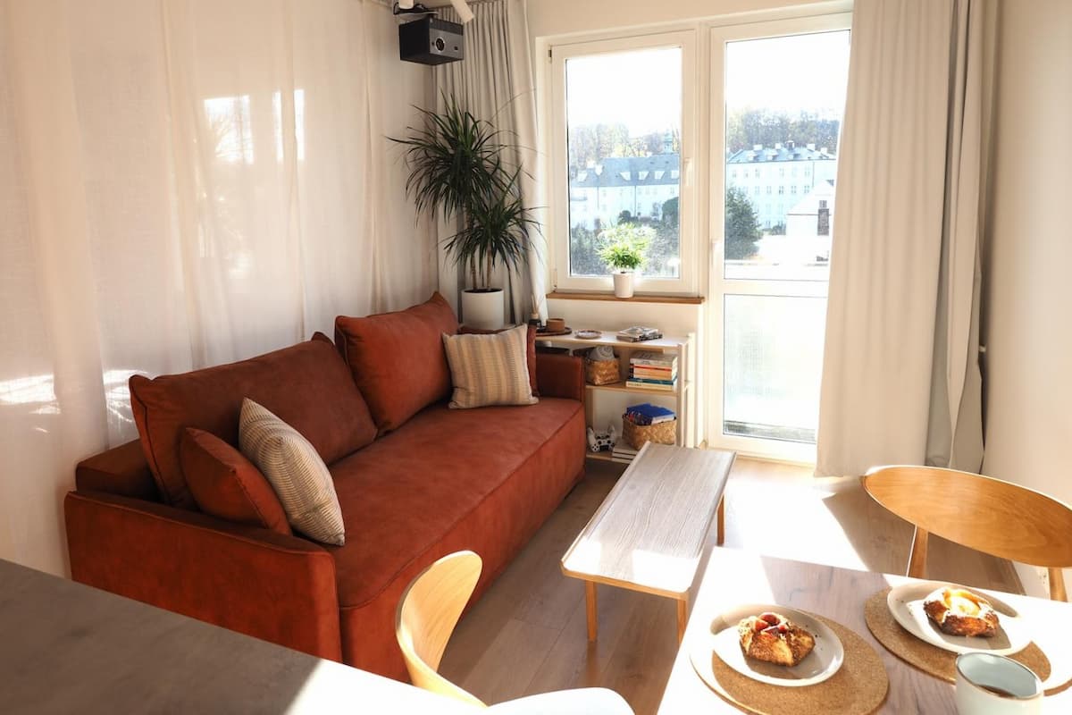 Salon z domowym kinem