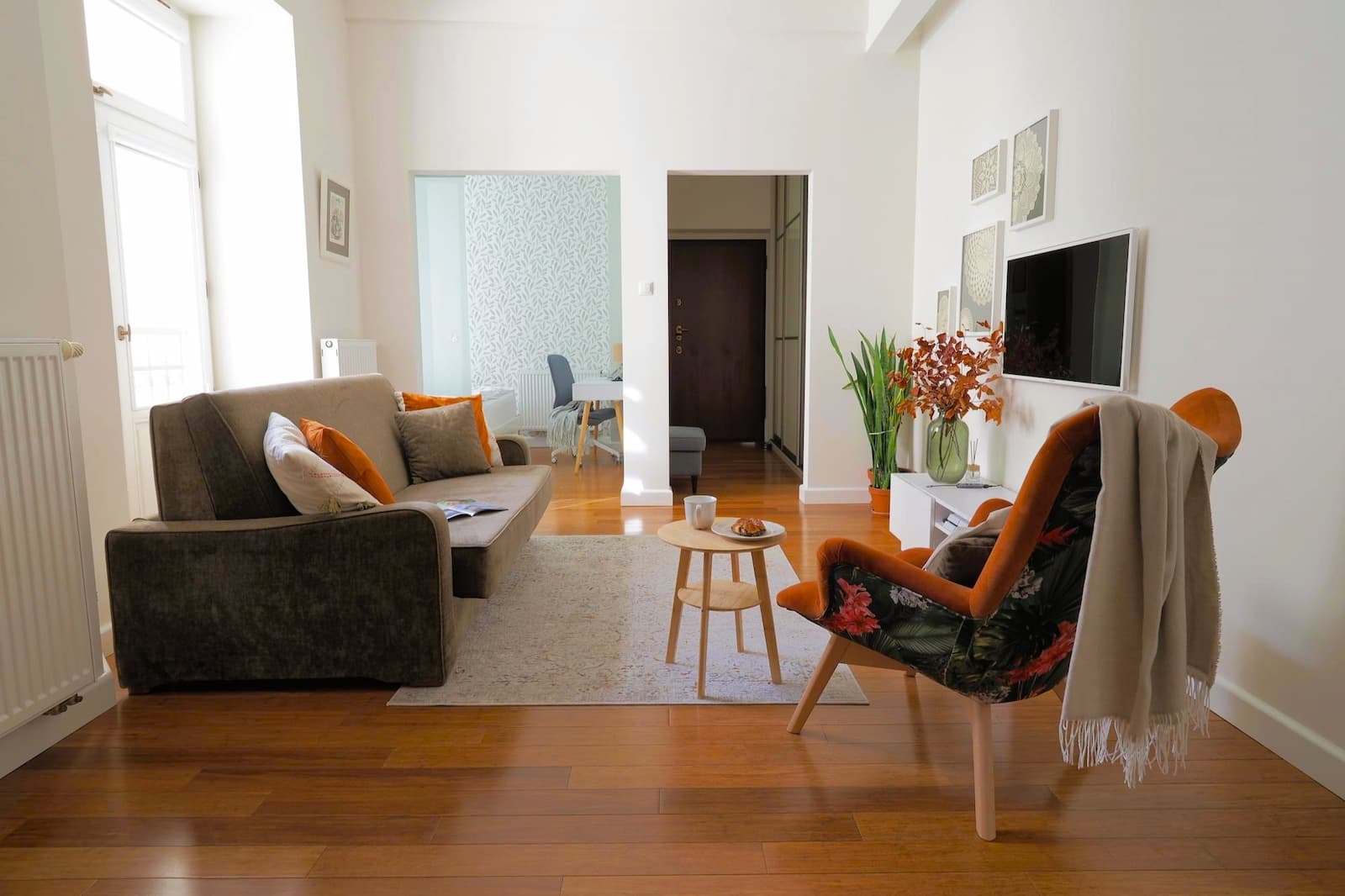 Główne wnętrze apartamentu Praca i spokój